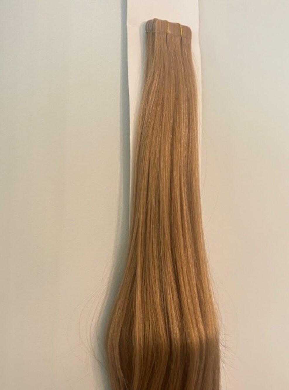 Virgin Hair Remy Cuticle Cut Tape Hair Extensions 20" Golden Blonde Grade AAA - Picture 2 of 10